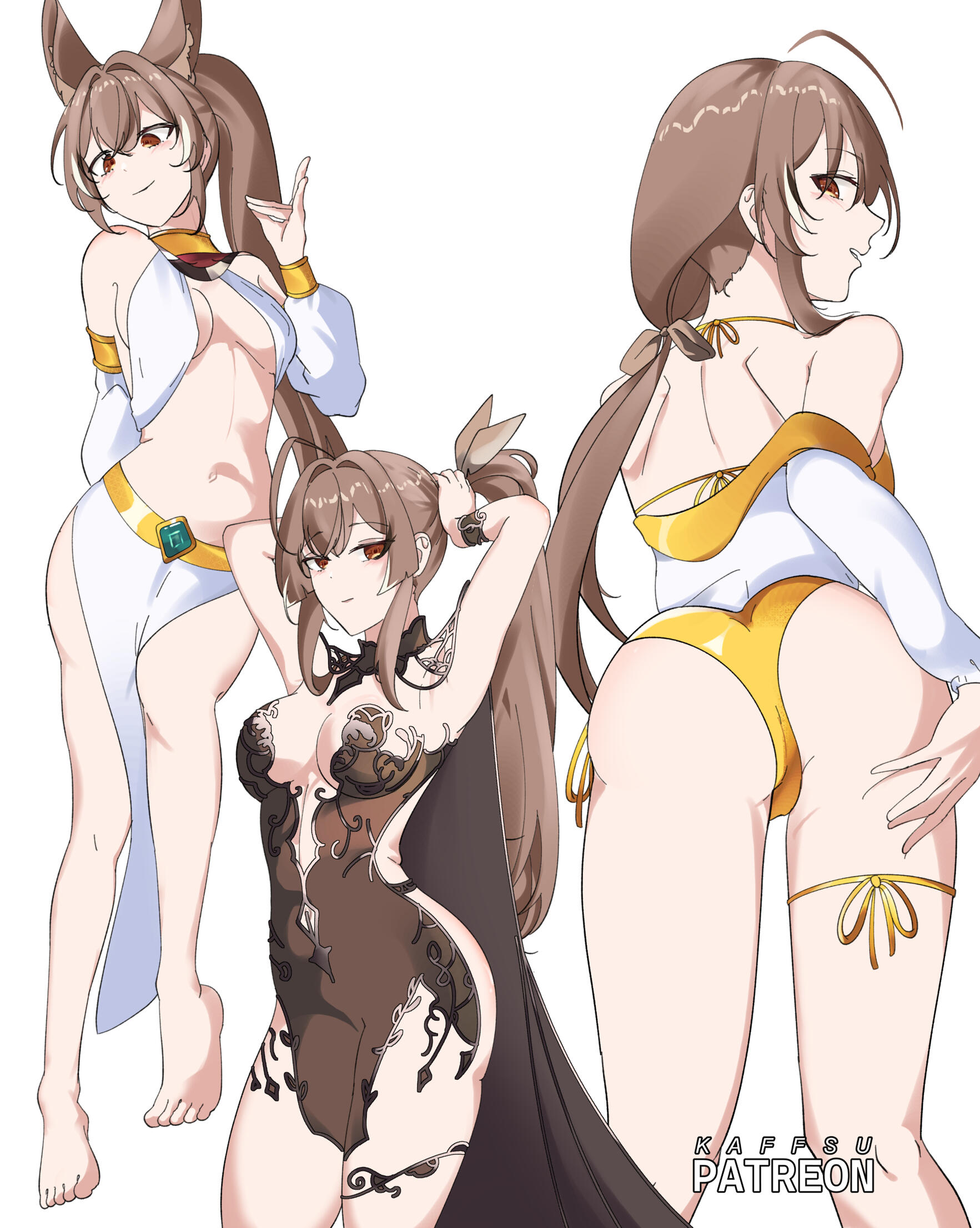 Drawing of Hakos Baelz from Hololive EN Promise wearing a goth outfit.