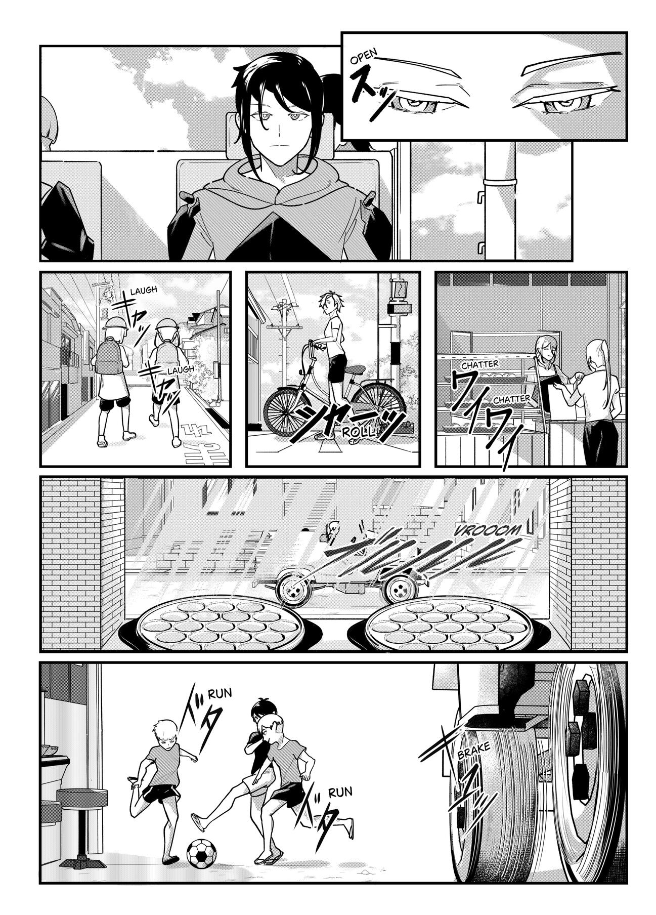 One page manga of Fuwamoco and Azki from Hololive EN Advent and Hololive Generation 0 about GeoGuessr