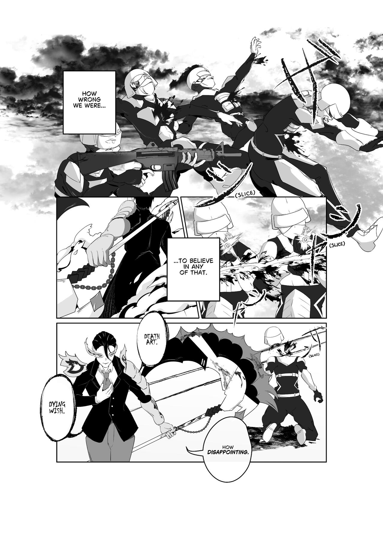 One page manga of Fuwamoco and Azki from Hololive EN Advent and Hololive Generation 0 about GeoGuessr