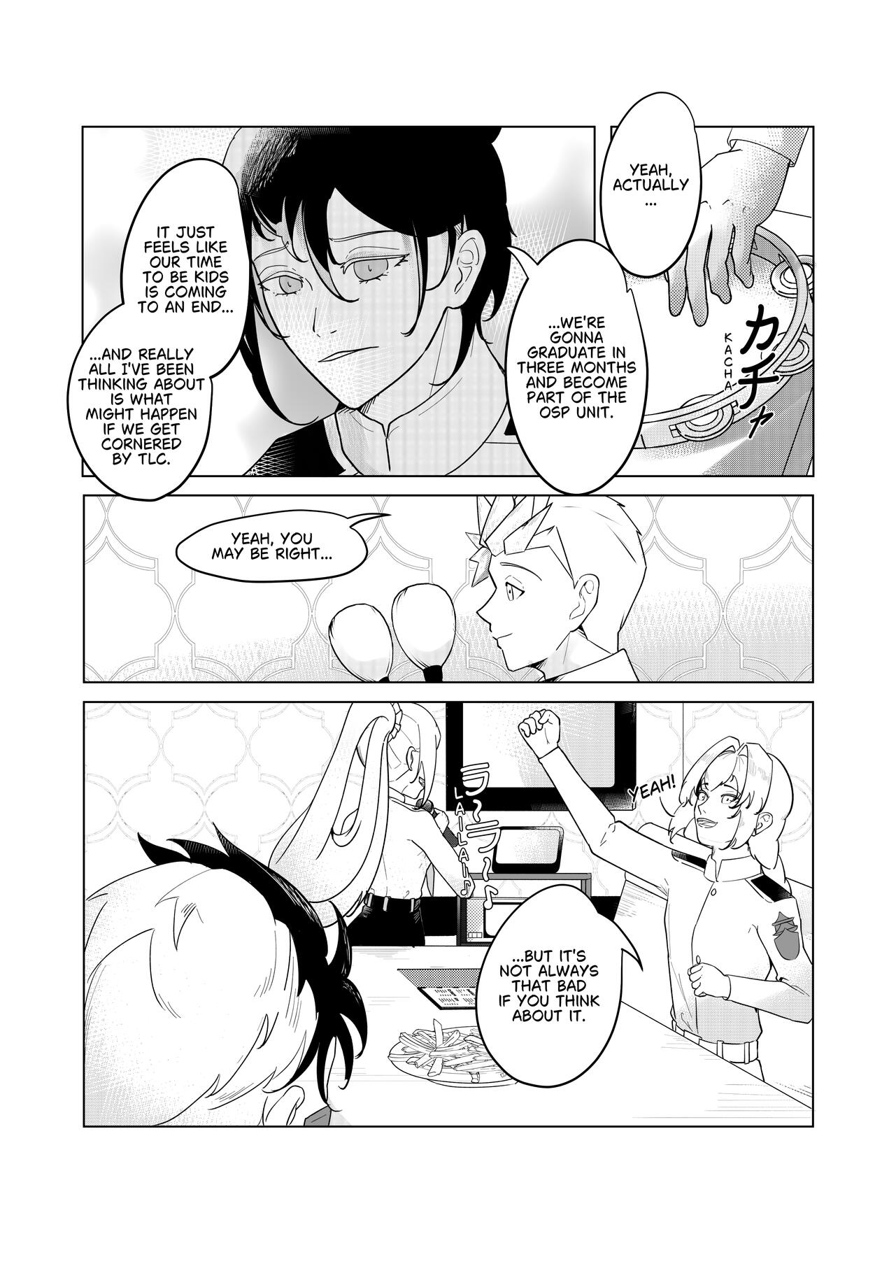 Drawing of Hololive JP Generation 3 in a One Piece setting.